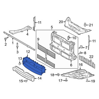 Lincoln OE - Front Upper Radiator Support Air Deflector
