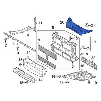 Lincoln OE - Front Radiator Support Access Cover