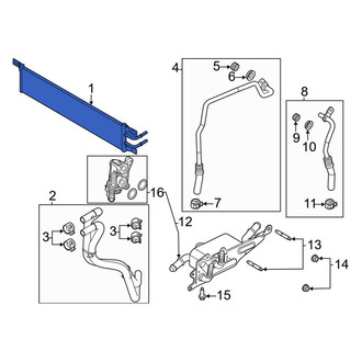 Lincoln OE - Automatic Transmission Oil Cooler