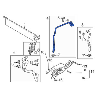 Lincoln OE - Automatic Transmission Oil Cooler Hose Assembly