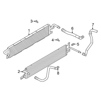 Lincoln OE - Cooling - Radiator & Components (Auxiliary), (2.5L)