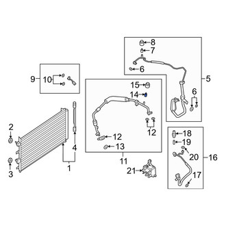 Lincoln OE - A/C Service Valve Core