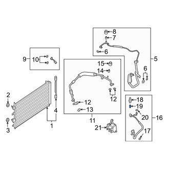 Lincoln OE - A/C Service Valve Core