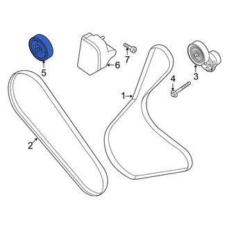 Lincoln OE - Accessory Drive Belt Idler Pulley