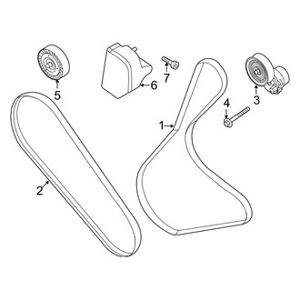 Lincoln OE - Cooling - Belts & Pulleys (Reserve 2.3L)