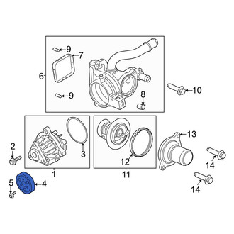 Lincoln OE - Engine Water Pump Pulley