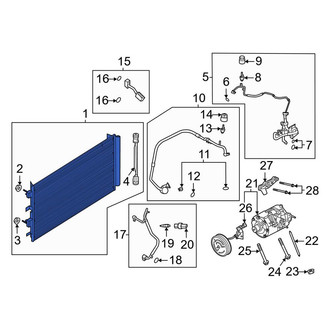 Lincoln OE - A/C Condenser