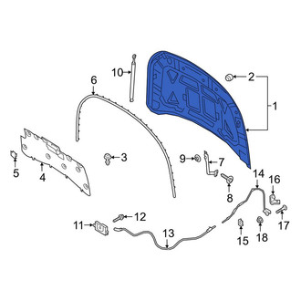 Lincoln OE - Front Hood Panel
