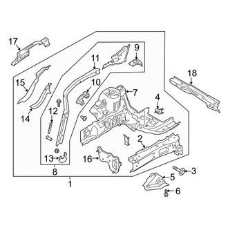 Lincoln OE - Fender - Structural Components & Rails