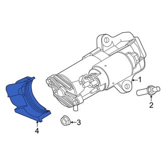 Lincoln OE - Starter Heat Shield