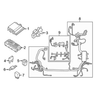 Lincoln OE - Electrical - Fuse & Relay (Engine Compartment)
