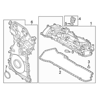 Lincoln OE - Engine / Transaxle - Valve & Timing Covers (2.0L)