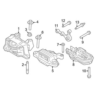 Lincoln OE - Engine / Transaxle - Engine & Transmission Mounting (2.0L)