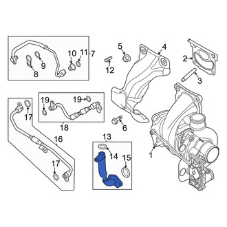 Lincoln OE - Turbocharger Oil Line
