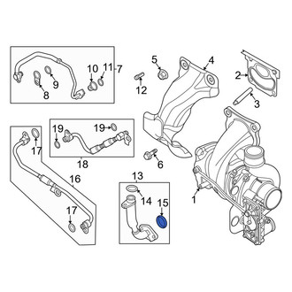 Lincoln OE - Turbocharger Oil Line Gasket