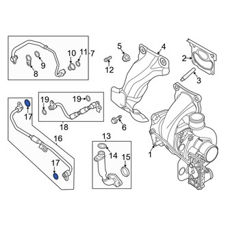 Lincoln OE - Turbocharger Oil Line Gasket