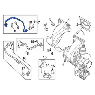 Lincoln OE - Turbocharger Oil Line