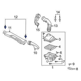 Lincoln OE - Engine Air Intake Hose Clip