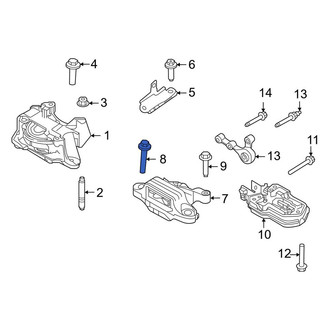 Lincoln OE - Automatic Transmission Mount Bolt