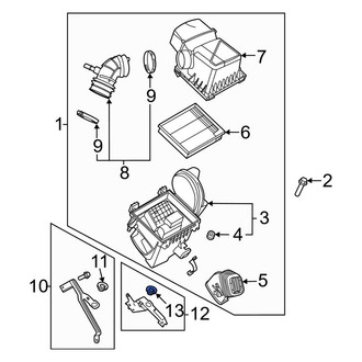 Lincoln OE - Air Filter Housing Insulator