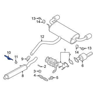 Lincoln OE - Exhaust System Hanger Bracket