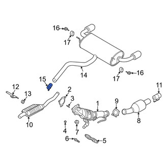 Lincoln OE - Exhaust Muffler Clamp