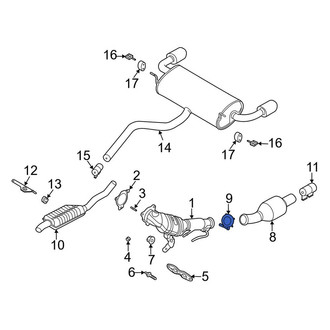 Lincoln OE - Catalytic Converter Clamp
