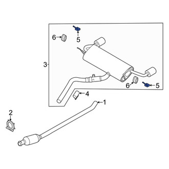 Lincoln OE - Exhaust System Hanger Bracket