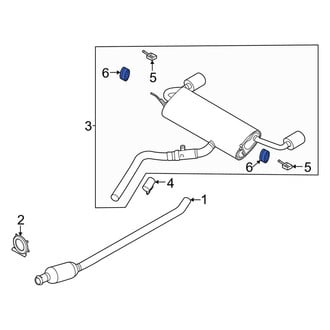 Lincoln OE - Exhaust System Hanger Insulator