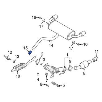Lincoln OE - Exhaust Muffler Clamp