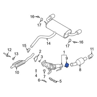 Lincoln OE - Catalytic Converter Clamp