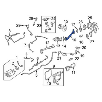 Lincoln OE - Exhaust Gas Recirculation (EGR) Tube