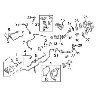 Lincoln OE - Exhaust Gas Recirculation (EGR) Tube Gasket