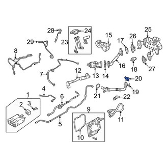 Lincoln OE - Exhaust Gas Recirculation (EGR) Valve Gasket