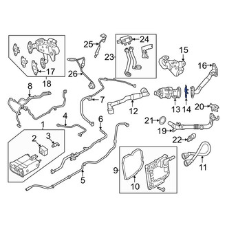 Lincoln OE - Exhaust Gas Recirculation (EGR) Valve Gasket