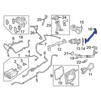 Lincoln OE - Exhaust Gas Recirculation (EGR) Tube