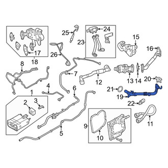 Lincoln OE - Exhaust Gas Recirculation (EGR) Tube