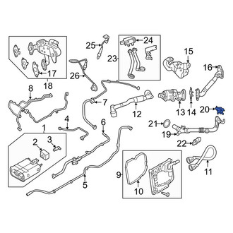 Lincoln OE - Exhaust Gas Recirculation (EGR) Valve Gasket