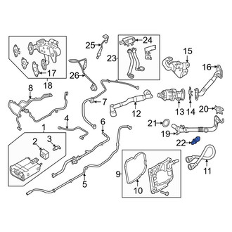 Lincoln OE - Exhaust Gas Recirculation (EGR) Valve Temperature Sensor