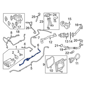 Lincoln OE - PCV Valve Hose