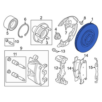 Lincoln OE - Front Disc Brake Rotor