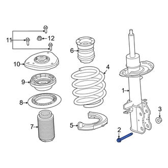 Lincoln OE - Lower Suspension Strut Bolt