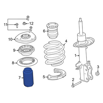 Lincoln OE - Front Suspension Strut Bellows