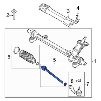 Lincoln OE - Right Outer Steering Tie Rod End