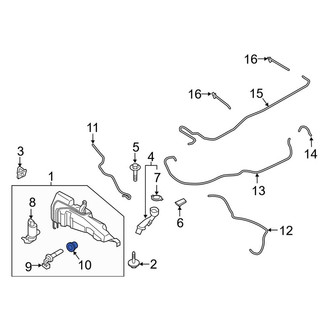 Lincoln OE - Washer Fluid Level Sensor Seal