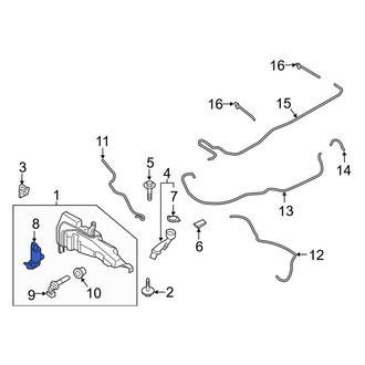 Lincoln OE - Windshield Washer Pump