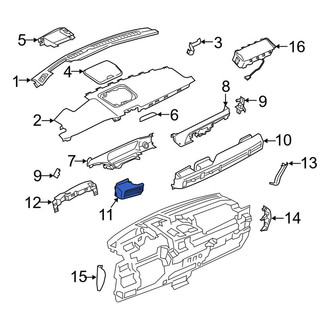 Lincoln OE - Left Upper Instrument Panel Molding