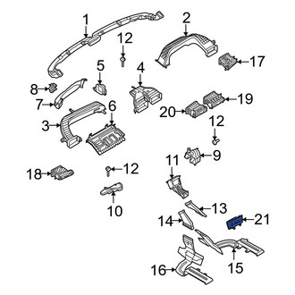 Lincoln OE - Rear Dashboard Air Vent