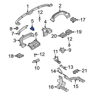 Lincoln OE - Front HVAC Duct Adapter