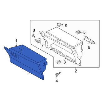 Lincoln OE - Front Glove Box Door
